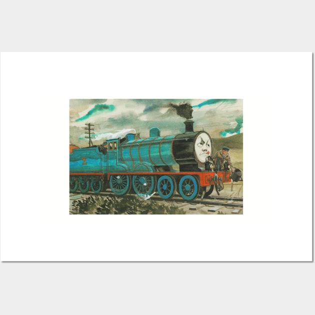 Edward the Blue Engine: Edward's Exploit from The Railway Series Wall Art by sleepyhenry